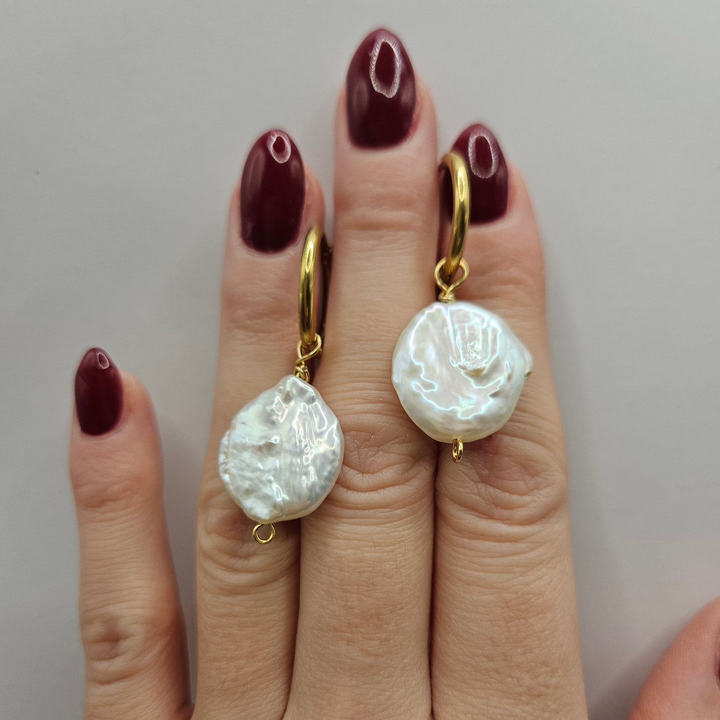 Vintage-Venice - Kreolen mit Vintage-Perle