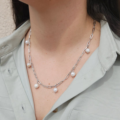 Kette "Verona" - Süßwasserperlenkette