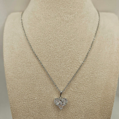 Diamond Heart – Halskette mit funkelndem Herzanhänger aus Zirkonia