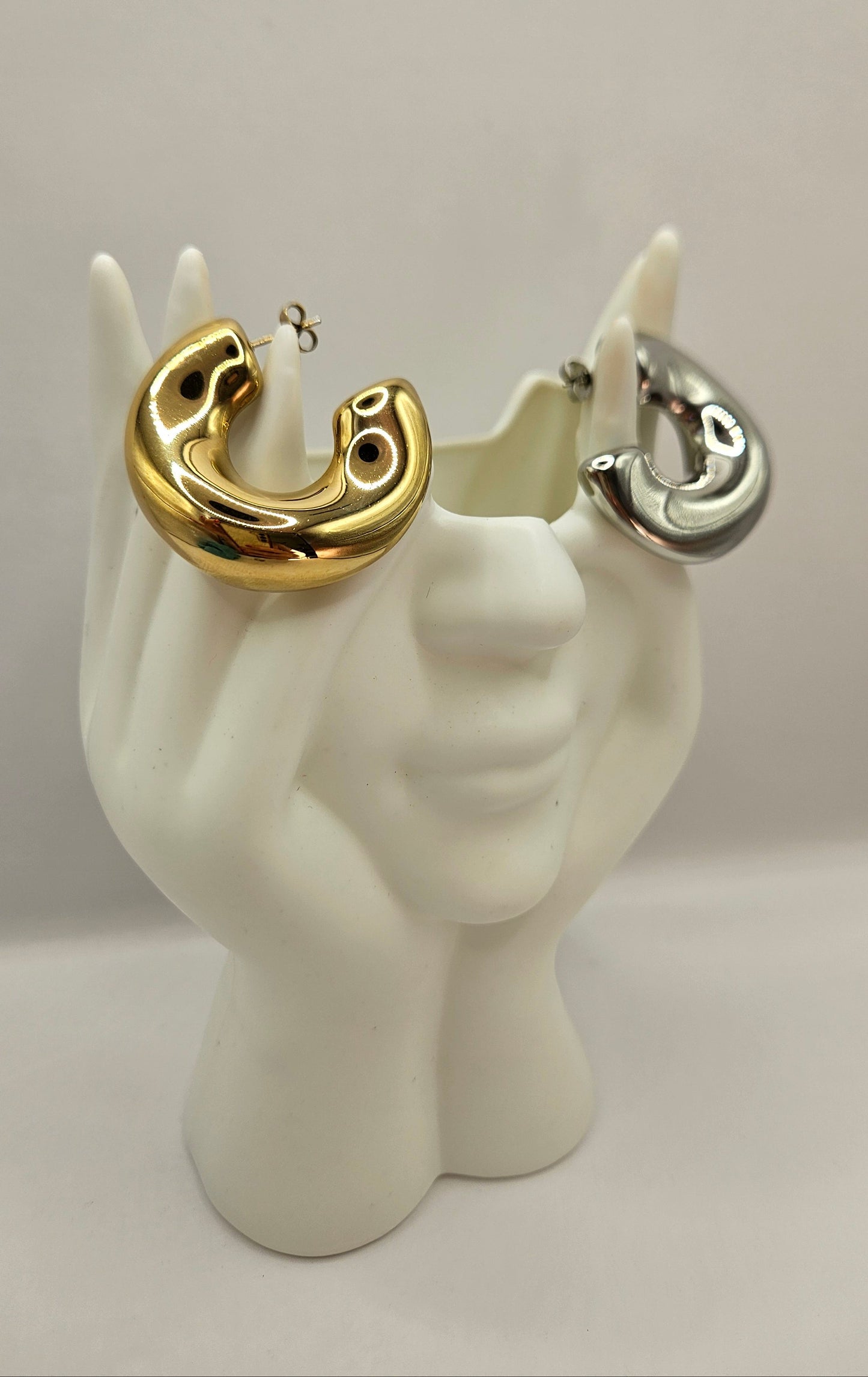 Wasserfeste Chunky Hoops für Damen
