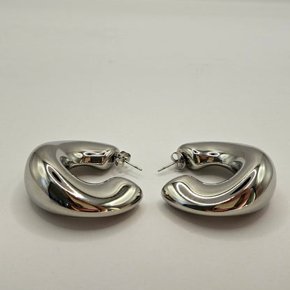 Elegante Statement Ohrringe aus Edelstahl
